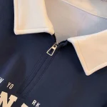 1+1스타일아유 여성용 폴로카라 맨투맨 빅사이즈 데일리 캐주얼 편한 빈티지 스웻셔츠 따뜻한 긴팔 오버핏 트레이닝 상의 TS3861 - 이미지 3