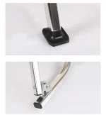 야외 접이식 의자 휴대용 편안한 알루미늄 합금 등받이 나무 팔 낚시 해변 여행 정원 파티오 캠핑 의자 - 이미지 6