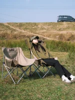 야외 접이식 문 의자 휴대용 의자 캠핑 의자 피크닉 장비 낚시 작은 말 의자 학생 스케치 - 이미지 3