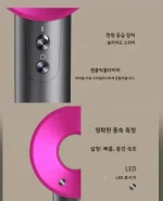 고속 전문가용 헤어 드라이어 음이온 기술 110000 RPM 무풍 디자인 빠른 전문가용 헤어 케어 - 이미지 2
