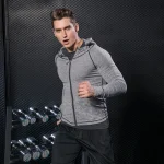 Rashguard 남자 압축 스포츠웨어 세트 체육관 러닝 스포츠 의류 조깅 스타킹 Tracksuit 휘트니스 티셔츠 윈드 브레이커 레깅스 - 이미지 5